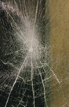 An Example Of Broken Laminated Glass